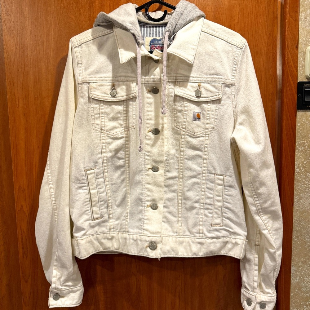 Carhartt White Denim Jacket NWOT - Size XL